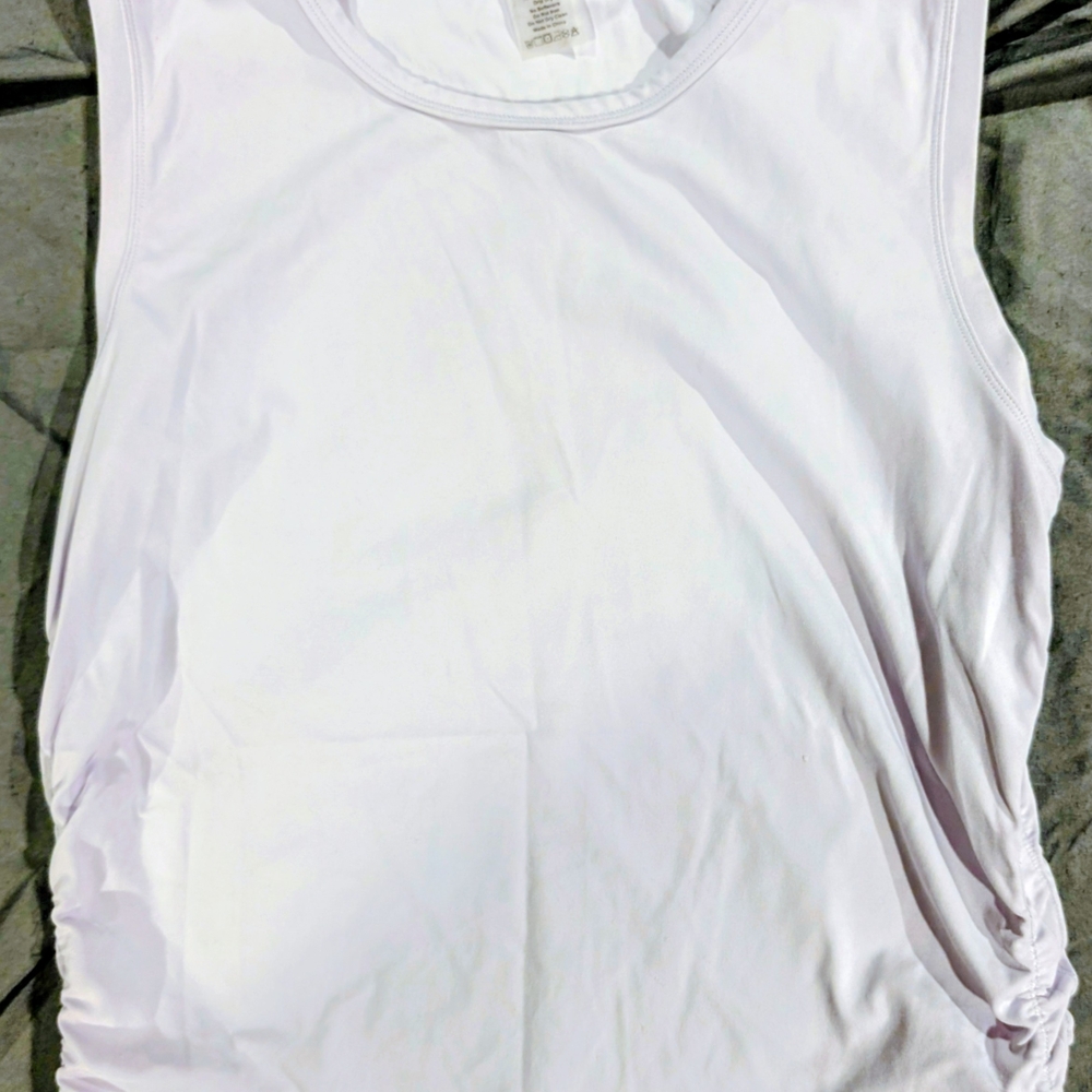 Fitness Boutique Purple/White Sleeveless Women's Top
